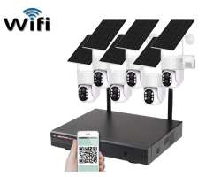 Bezdrátový solární PTZ 6 kamerový systém Wifi IP Pro WIP6-211B 4MPx, CZ menu - 13890 Kč