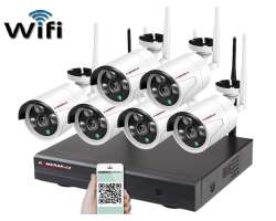 Bezdrátový 6 kamerový set WiFi IP PRO WIP6-302C 5MPx, CZ menu - 10390 Kč