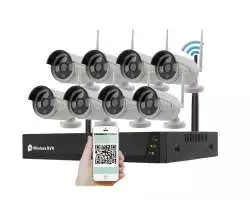 Bezdrátový 8 kamerový set WiFi TUYA WTU8-032A, 2MPx, CZ menu - 8850 Kč