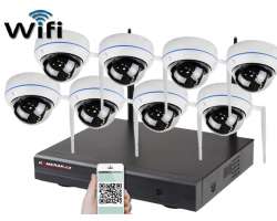 Bezdrátový 8 kamerový set WiFi IP PRO WIP8-104B 3MPx, CZ menu - 11190 Kč