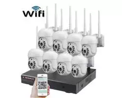 Bezdrátový 8 kamerový set WiFi IP Pro WIP8-108B 3MPx, PTZ, CZ menu - 13490 Kč