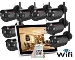 Bezdrátový 8 kamerový set WiFi IP PRO WIP8-153B-Black 13"LCD, 3MPx, CZ menu - 14690 Kč