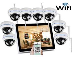 Bezdrátový 8 kamerový set WiFi IP PRO WIP8-154B 13"LCD, 3MPx, CZ menu - 14690 Kč