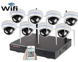 Bezdrátový 8 kamerový set WiFi IP PRO WIP8-304C 5MPx, CZ menu - 13490 Kč