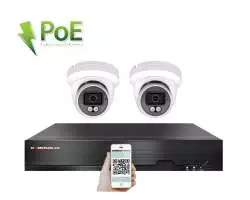 PoE IP 2 kamerový set XM-209B 4MPx, CZ menu - 5290 Kč