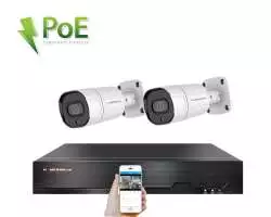 4K PoE IP 2 kamerový set XM-208D 8Mpx, CZ menu - 5990 Kč