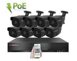 4K PoE IP 8 kamerov set XM-807D 8MPx, CZ menu - 18590 K