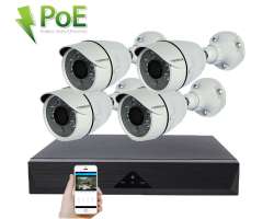 PoE IP 4 kamerový set XM-404A 3MP, CZ menu - 7190 Kč