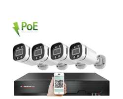 4K PoE IP 4 kamerový set XM-406D 8MPx, CZ menu - 10590 Kč