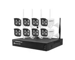 Bezdrátový 8 kamerový set WiFi TUYA WTU8-034B, 3MPx, CZ menu - 8990 Kč
