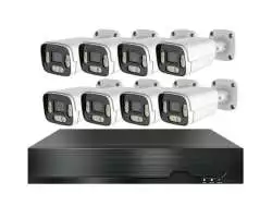 PoE IP 8 kamerový set XM-806B 4MPx, CZ menu - 14290 Kč