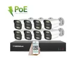 PoE IP 8 kamerový set XM-814B 4MPx, CZ menu - 14290 Kč