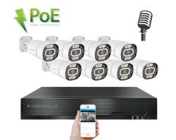 4K PoE IP 8 kamerov� set XM-803D 8MPx, CZ menu - 18890 K�