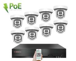 4K PoE IP 8 kamerov set XM-812D 8MPx, CZ menu - 18390 K