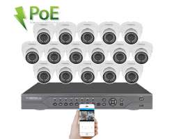 PoE IP 16 kamerov� set  XM-1602B 4MPx, CZ menu - 29990 K�