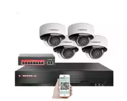 4K IP 4 kamerový set s externím PoE XM-405D-Ext. 8MPx, CZ menu - 10890 Kč