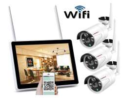 Bezdrátový 3 kamerový set WiFi IP PRO WIP3-152B 13"LCD, 3MPx, CZ menu - 8690 Kč