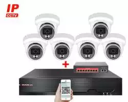 4K IP 6 kamerový set s externím PoE XM-609D-Ext. 8MPx, CZ menu - 14890 Kč