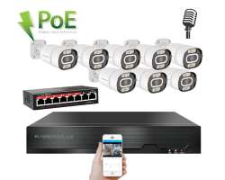 IP 8 kamerov set s externm PoE XM-803B-Ext. 4MPx, CZ menu - 13390 K