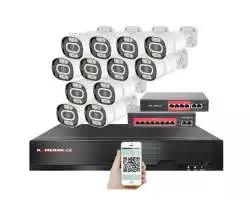 IP 12 kamerový set s externím PoE XM-1203B-Ext. 4MPx, CZ menu - 21190 Kč