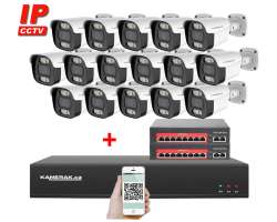 IP 12 kamerový set s externím PoE XM-1214D-Ext. 8MPx, mikrofon, CZ menu - 29190 Kč