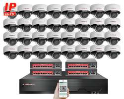 4K IP 32 kamerový set s externím PoE XM-3205D-Ext. 8MPx, CZ menu - 73590 Kč