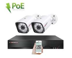 PoE IP 2 kamerov set XM-201B 4MPx, CZ menu - 5190 K