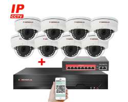 IP 8 kamerov set s externm PoE XM-805C-Ext. 5MPx, CZ menu - 17090 K