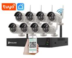 Bezdrátový 8 kamerový set WiFi TUYA WTU8-032A, 2MPx, CZ menu - 9990 Kč