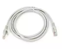 UTP síťový kabel Patch RJ45 CAT5e 2m šedý - 38 Kč