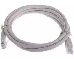 UTP síťový kabel Patch RJ45 CAT5e 3m šedý - 46 Kč