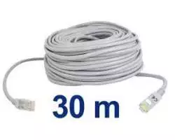 UTP síťový kabel Patch RJ45 CAT5e 30m šedý  - 248 Kč