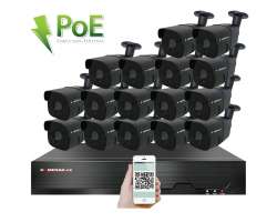 PoE IP 16 kamerov set XM-1607B 4MPx, CZ menu - 30490 K