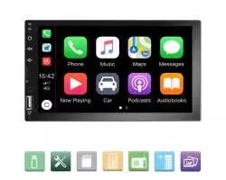 2DIN Autorádio 7" Touch Screen, Q3161, Carplay, Android Auto, MP5, FM USB BT  - 1728 Kč