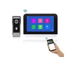 Tuya Smart Digitalní zvonek PST-DB10 2,0 MP, 7palcový dotykový Wi-Fi monitor, Detekce pohybu 1080P - 4988 Kč