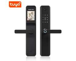 Tuya Smart Dveřní zámek s intercomem čtečkou otisku prstu, s kamerou 1,3MP PST-K1 Pro Max - 3990 Kč