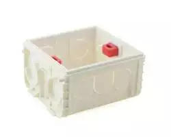 SRAN montážní krabice pod omítku pro 1 zásuvku 86*86*50mm - 35 Kč