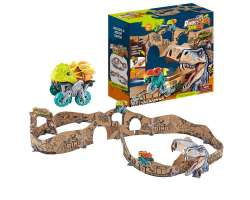 Dinosau park A1788 - paprov kartonov drha (auto set) - 840 K