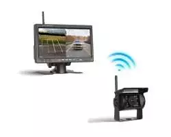 Wifi parkovací set TRUCK A4007, 1x 18LED kamera s LCD 7" splitscreen monitorem - 2590 Kč
