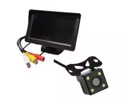 Parkovací set LCD 4,3" + kamera 4 LED - 999 Kč
