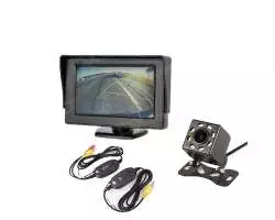 Parkovací set LCD 4,3" + kamera 8 IR LED + wifi video transmitter 2,4 GHz - 1199 Kč