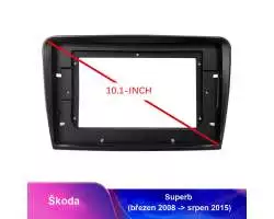Škoda Superb 2 (3/08-8/15) 10,1"- Redukční rámeček A7159 pro autorádio 10.1" - 998 Kč