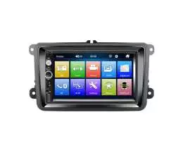 Autorádio 7" LCD 7023B, MP5 Přehrávač s Bluetooth s rámečkem VW-007 Škoda, VW, Seat , Audi - 4298 Kč