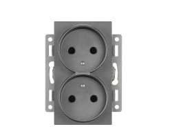UNIC modul dvojzsuvka MDDZ230V Zsuvka 2x230V 16A, ed pro rmeek 122mm - 89 K