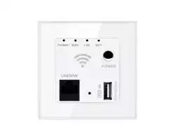 SRAN WiFi socket bílá v rámečku, sklo bílý - 533 Kč