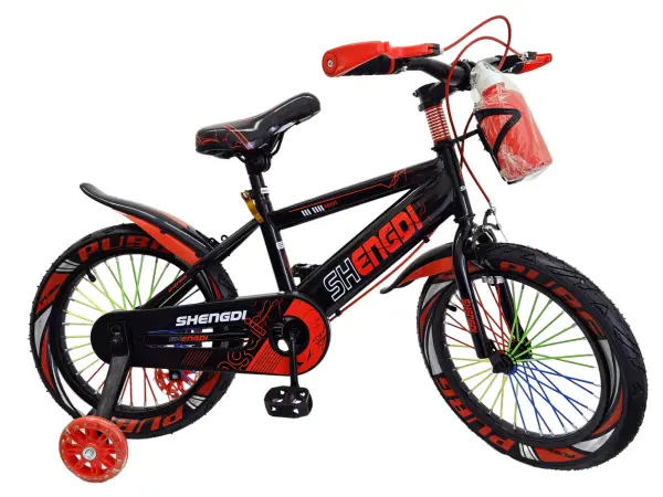 volna detske kolo ubcyc-08 velikost 16" cernocervene