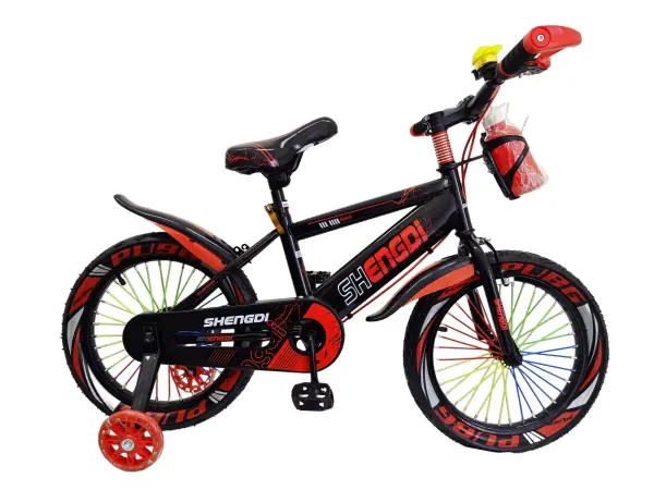 volna detske kolo ubcyc-08 velikost 16" cernocervene