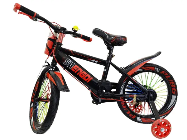 volna detske kolo ubcyc-08 velikost 16" cernocervene