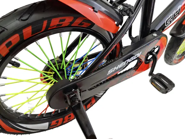 volna detske kolo ubcyc-08 velikost 16" cernocervene