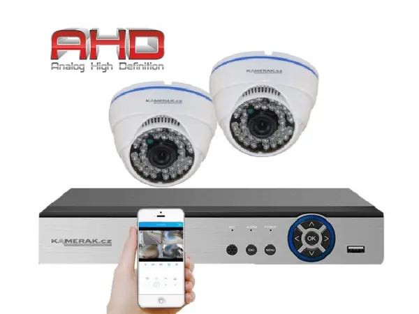 2 kamerov� set AHD WN2-51A 2Mpx 1080p, H.265, CZ menu